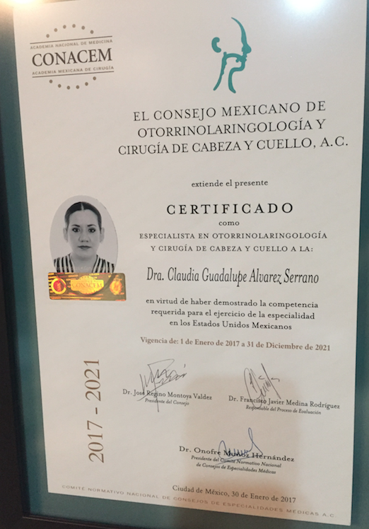 Consejo Mexicano de Otorrinolaringología Los Mochis